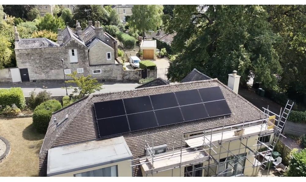 7.2kW solar installation on a period stone property in Swainswick, Bath
